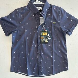 RSVLTS Boys Star Wars button down